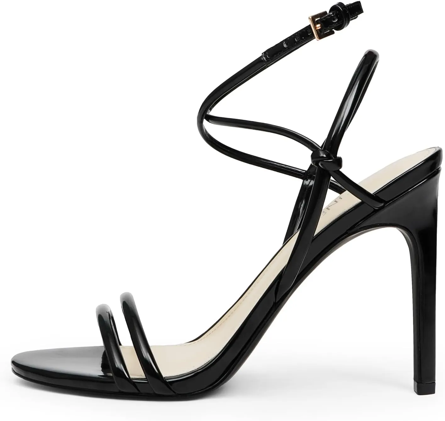 Strappy Heels for Women Stiletto High Heels Open Toe Ankle Strap Sexy Prom Dressy Comfortable Lace Up Heeled Sandals