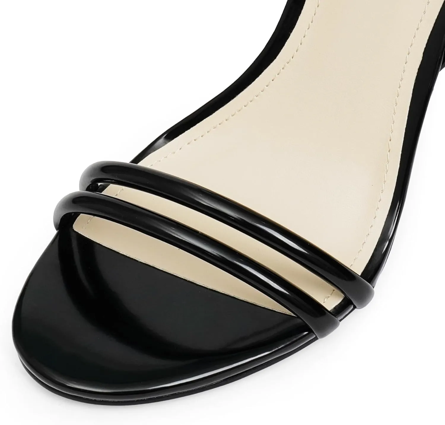 Strappy Heels for Women Stiletto High Heels Open Toe Ankle Strap Sexy Prom Dressy Comfortable Lace Up Heeled Sandals