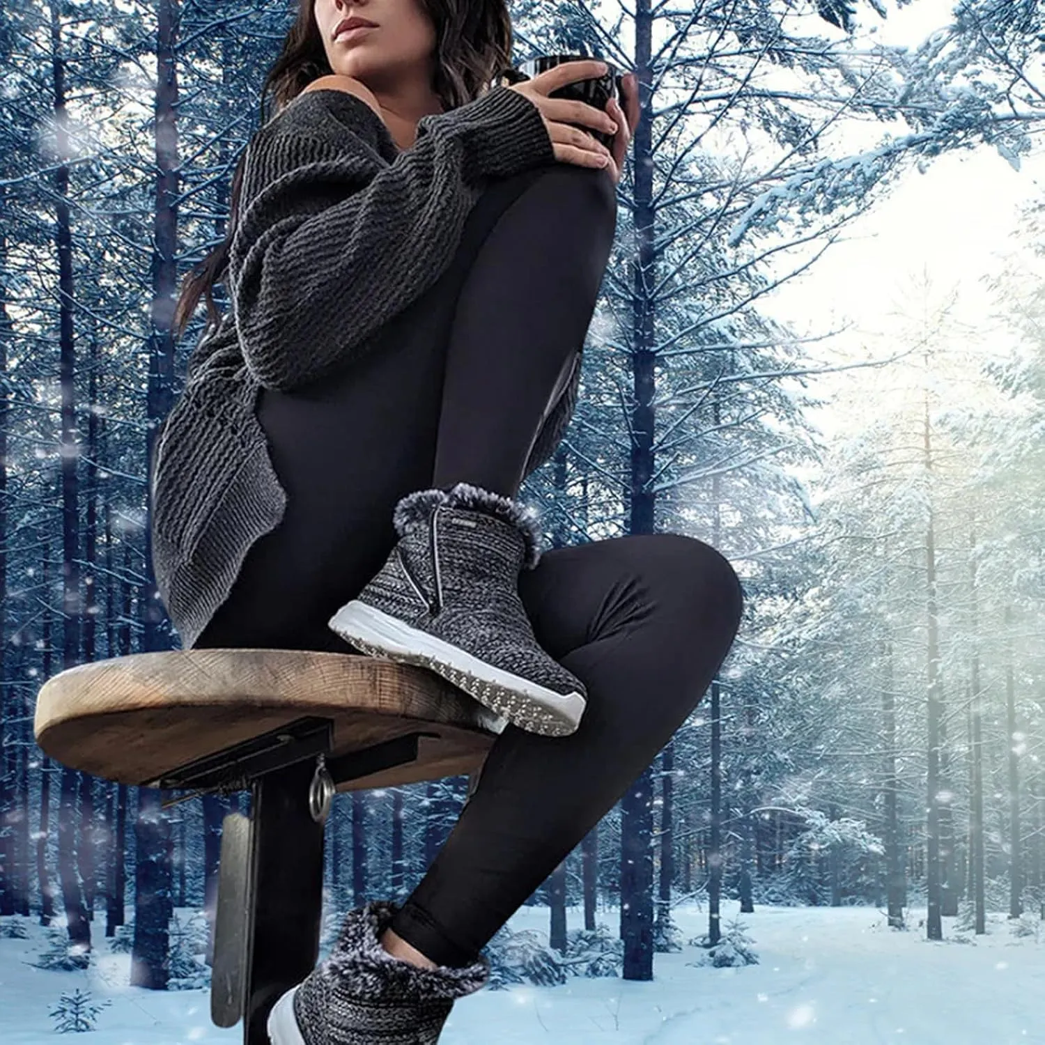 Telic Women's Apres-Ski Recovery Boots - Lightweight, Pillow-Soft, Lightly Insulated