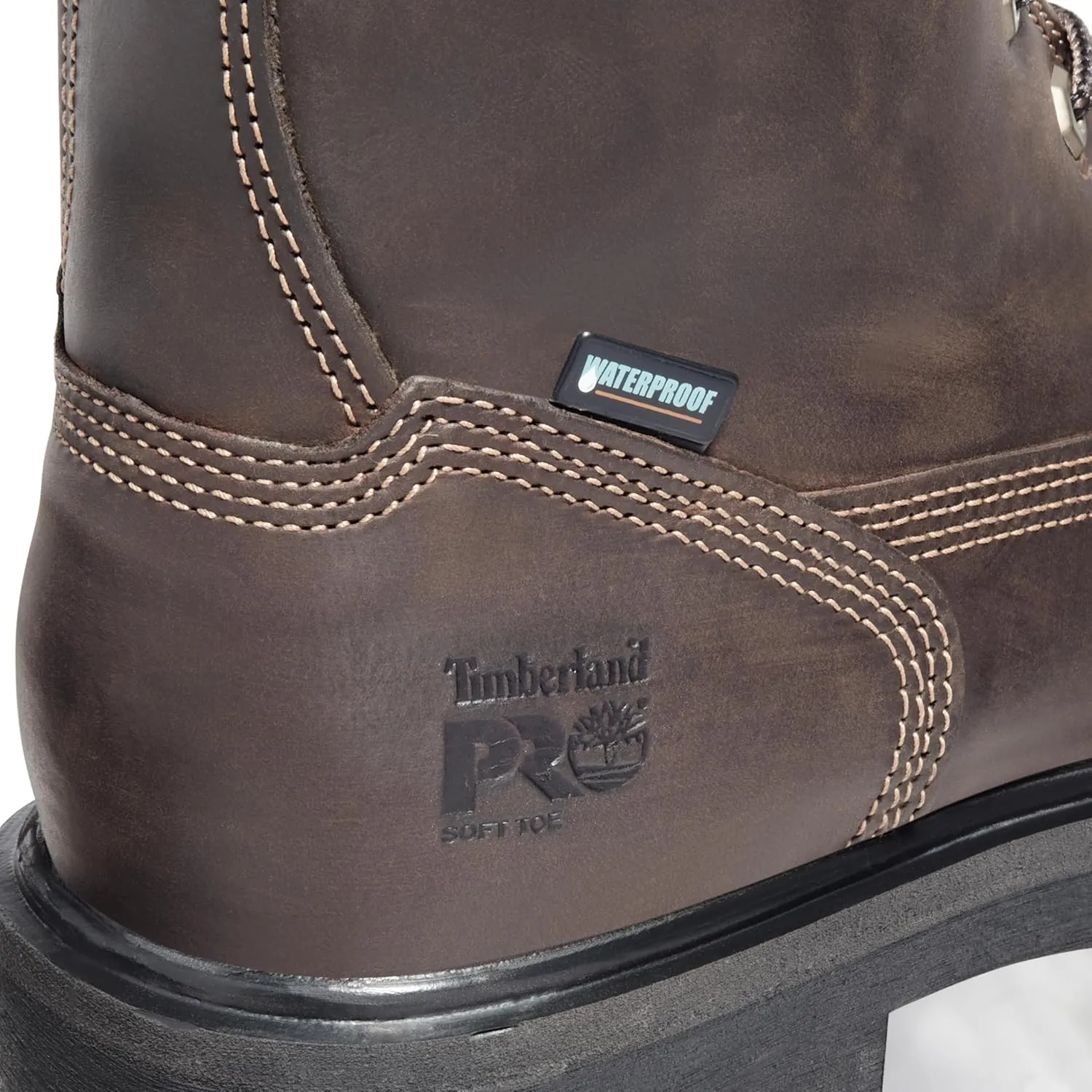 Timberland PRO mens Direct Attach 8 Inch Soft Toe Insulated Waterproof Industrial Work Boot