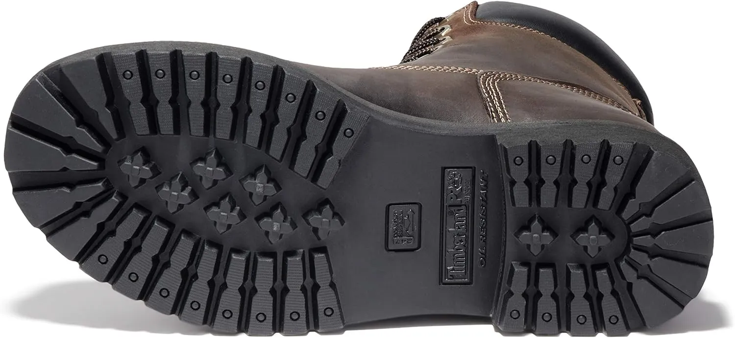 Timberland PRO mens Direct Attach 8 Inch Soft Toe Insulated Waterproof Industrial Work Boot