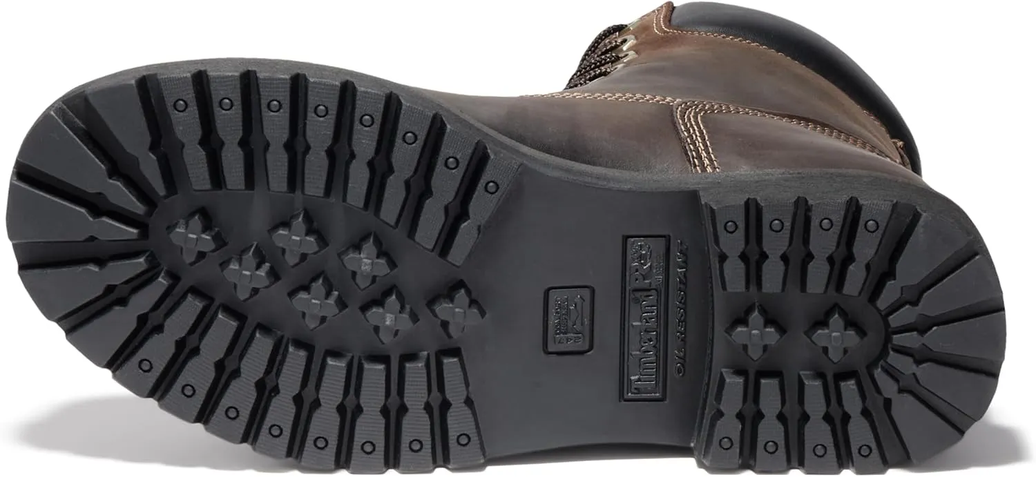 Timberland PRO mens Direct Attach 8 Inch Soft Toe Insulated Waterproof Industrial Work Boot