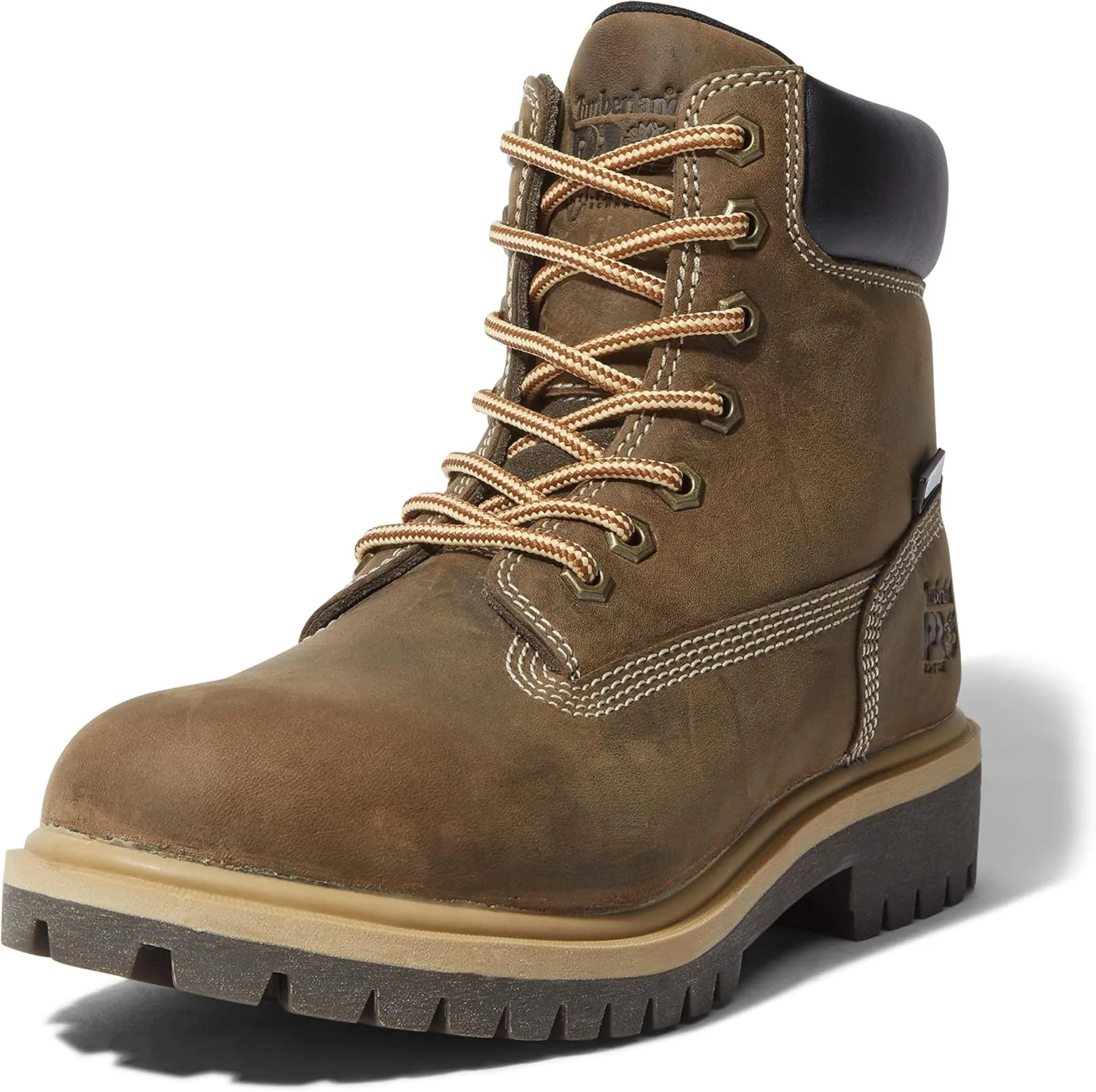 Timberland PRO Women's Direct Attach 6 Inch Soft Toe Insulated Waterproof Industrial Boot, Turkish Coffee-2024 New, 7.5