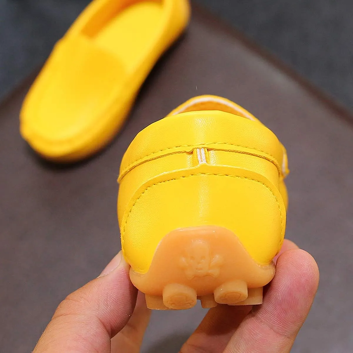 Toddler Slip-on Shoes Boys Loafers Candy Colors Girls Moccasins