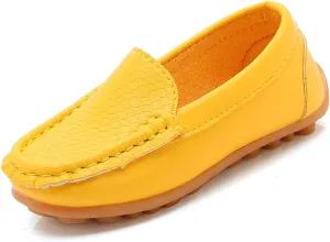 Toddler Slip-on Shoes Boys Loafers Candy Colors Girls Moccasins