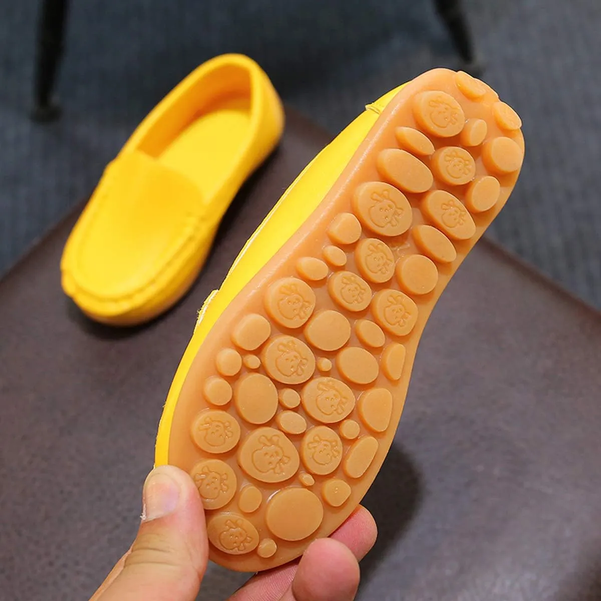 Toddler Slip-on Shoes Boys Loafers Candy Colors Girls Moccasins
