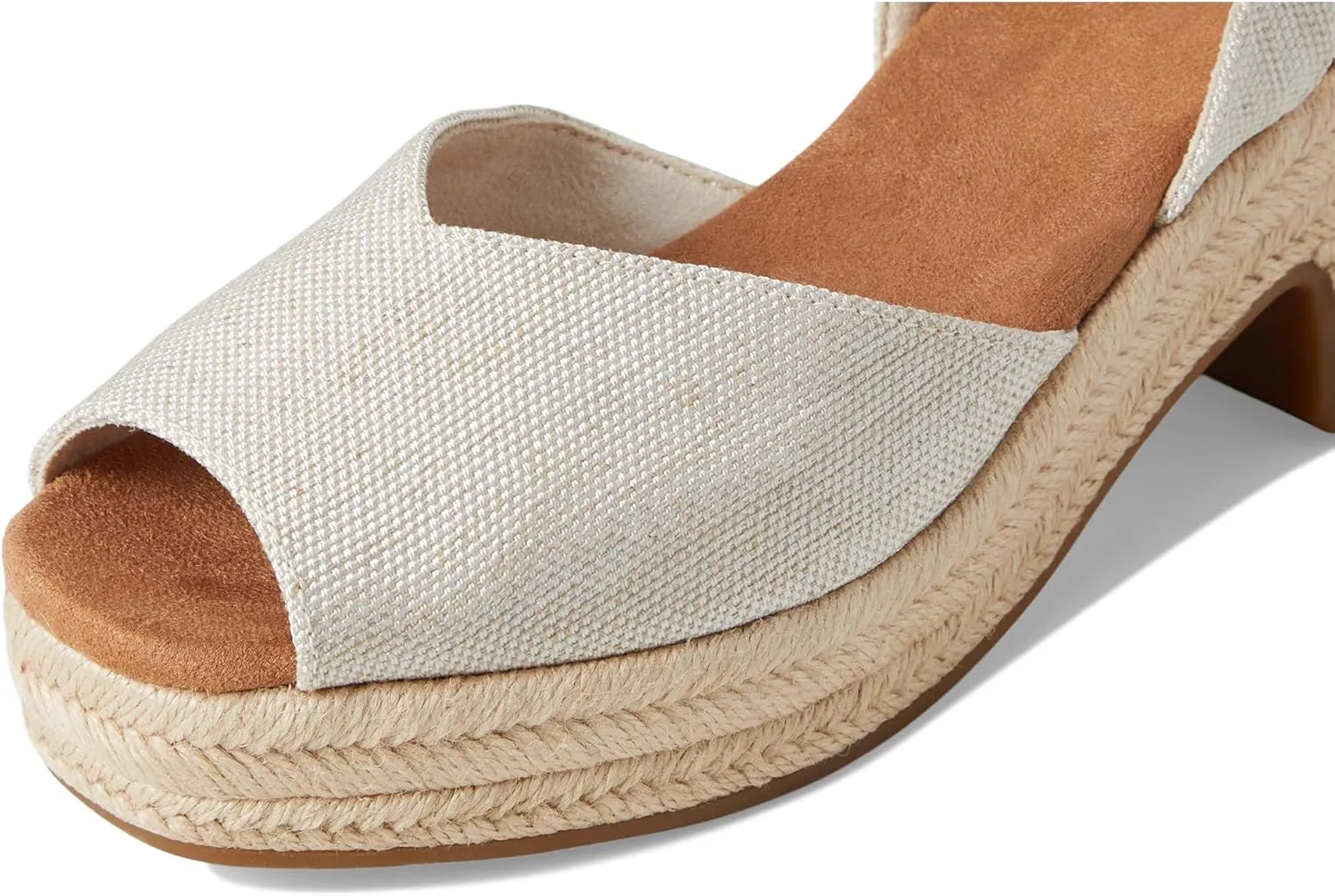 TOMS Women's Isla Peep Toe Heeled Sandal