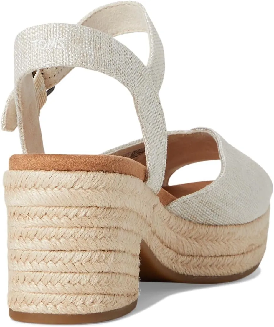 TOMS Women's Isla Peep Toe Heeled Sandal