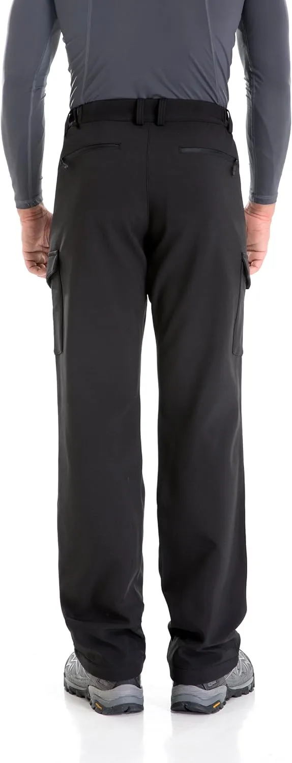 TRAILSIDE SUPPLY CO. Men's Fleece Lined Insulated Pants Softshell Pants,Water and Wind-Resistant