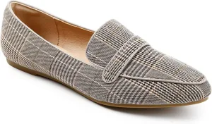 Trary Loafers for Women Penny Pointed Toe Flats Office Walking Driving Wedding Dress Classic Comfortable Soft for Ladies