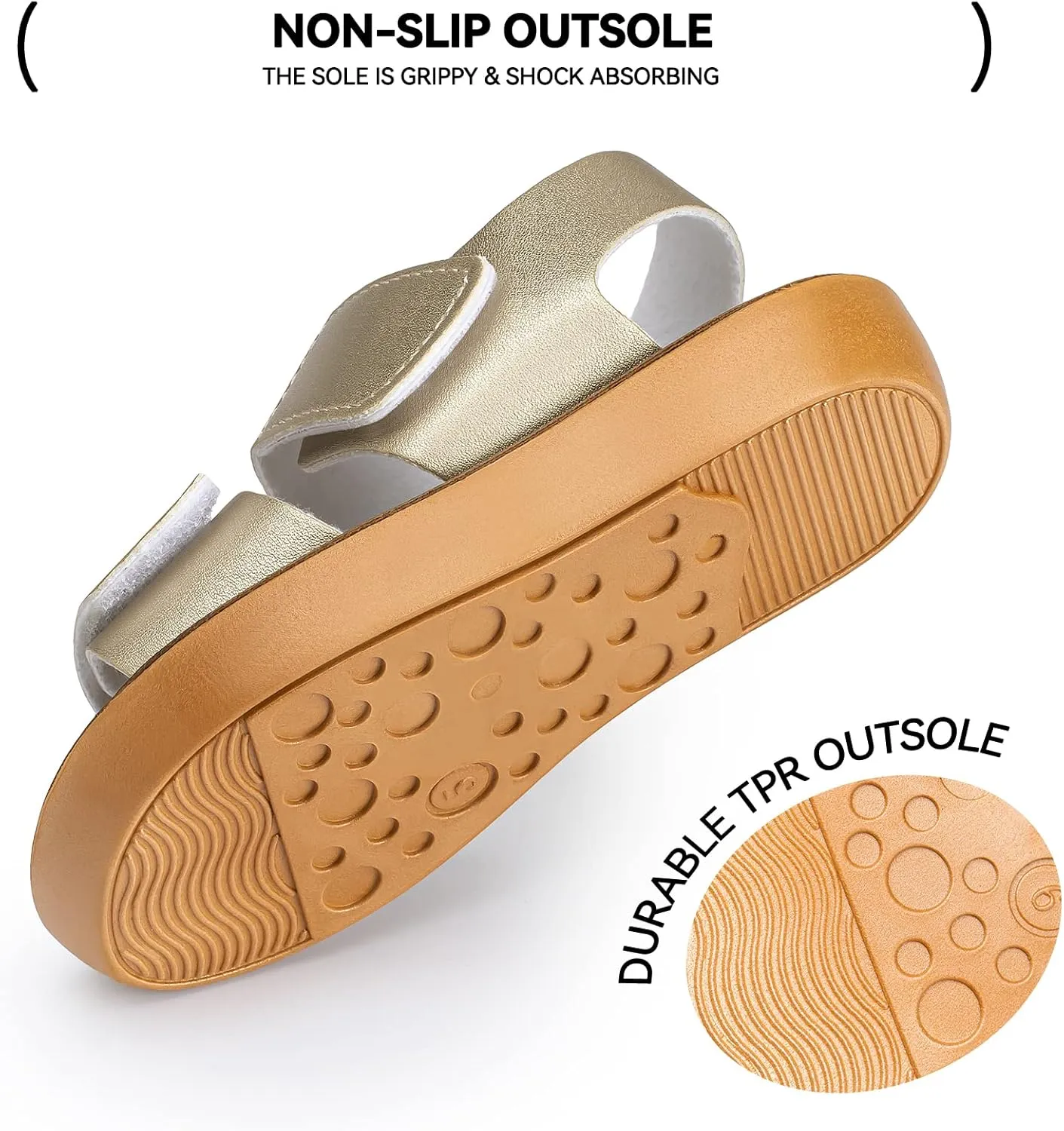 Trary Toddler Sandals for Baby Girls Boys Summer Sandals Cute Kids Shoes Lightweight Open Toe Sandals Beach Holiday Unisex Child Sandals