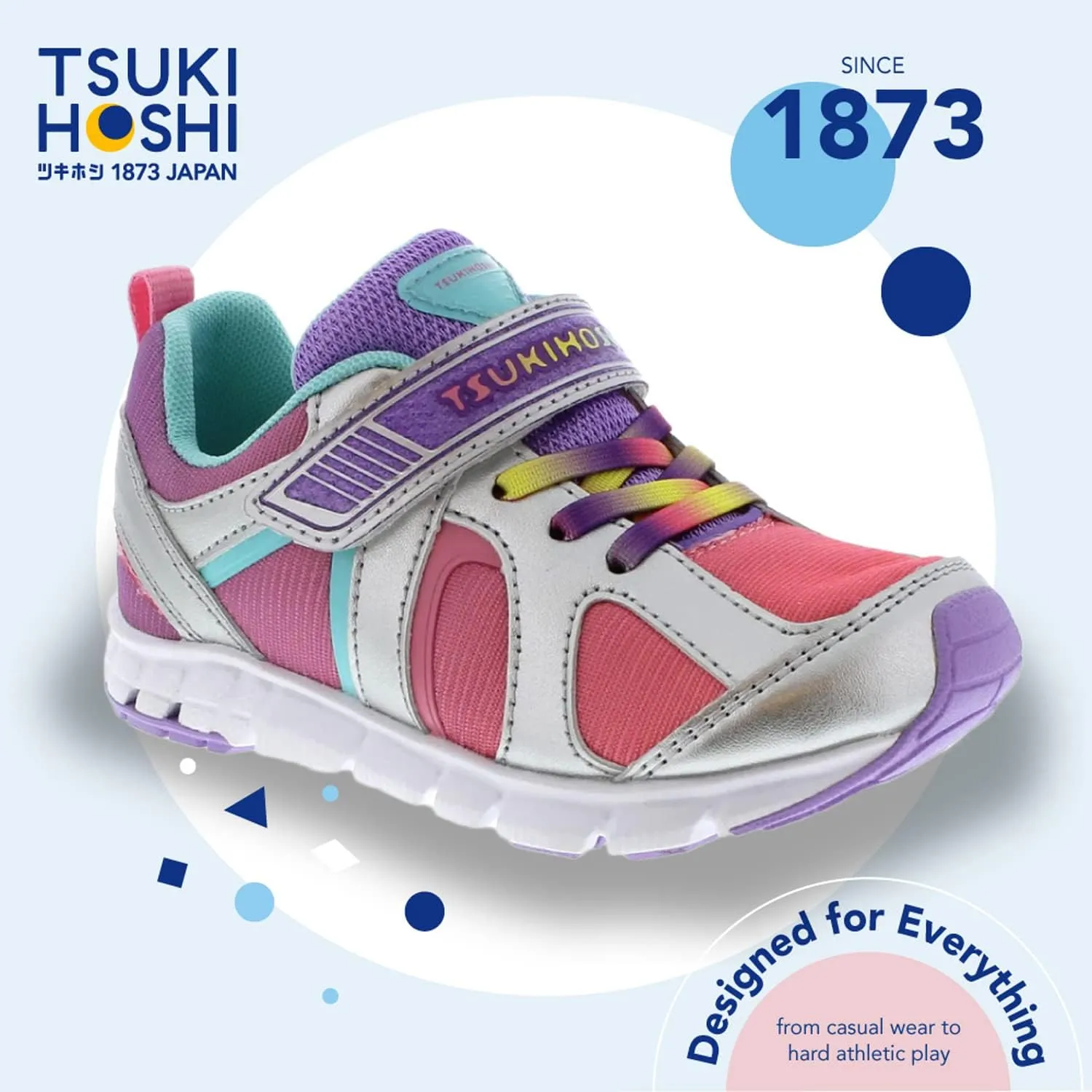 Tsukihoshi Rainbow Sneaker (Toddler/Little Kid/Big Kid)