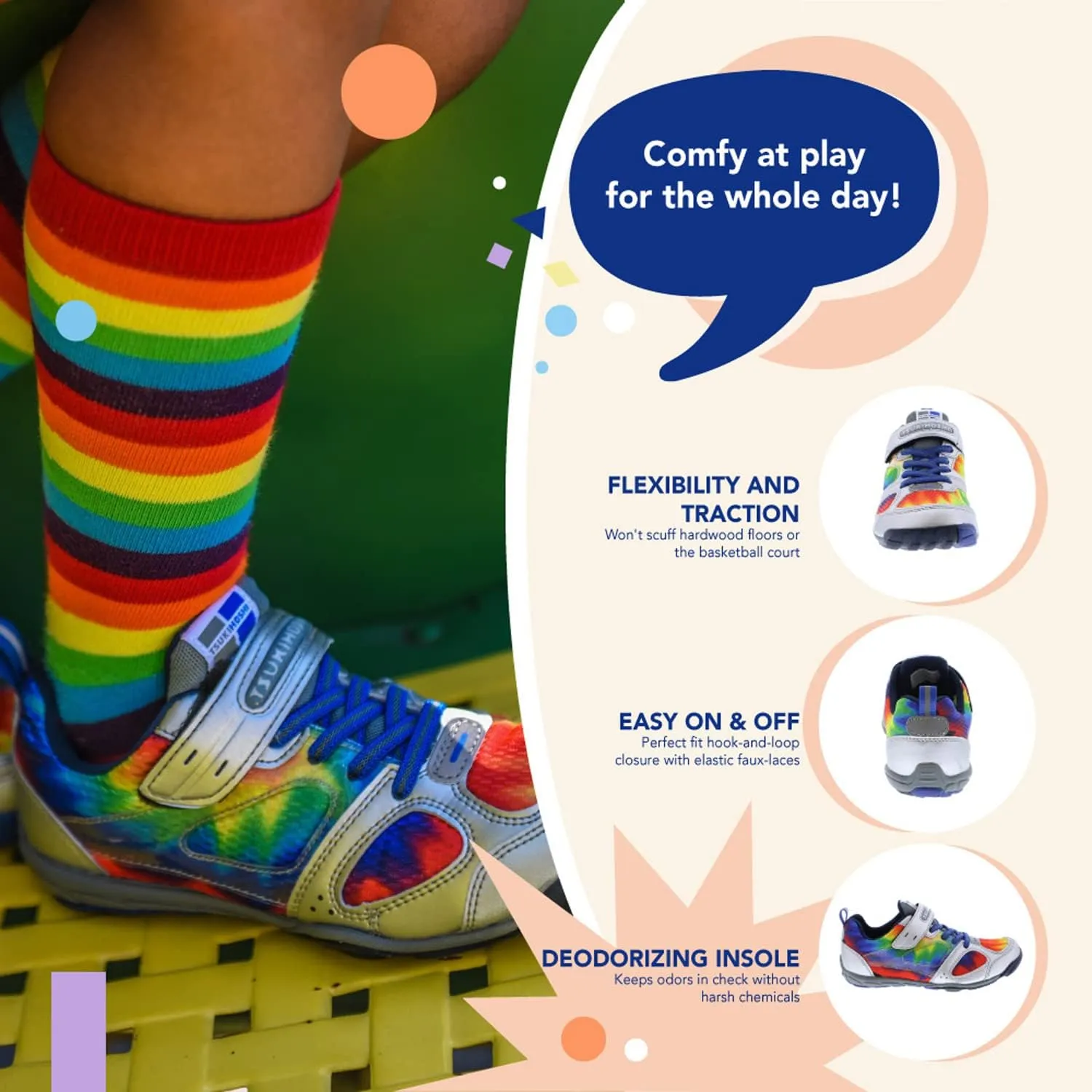 TSUKIHOSHI Unisex-Child Mako (Little Big Kid) Sneaker