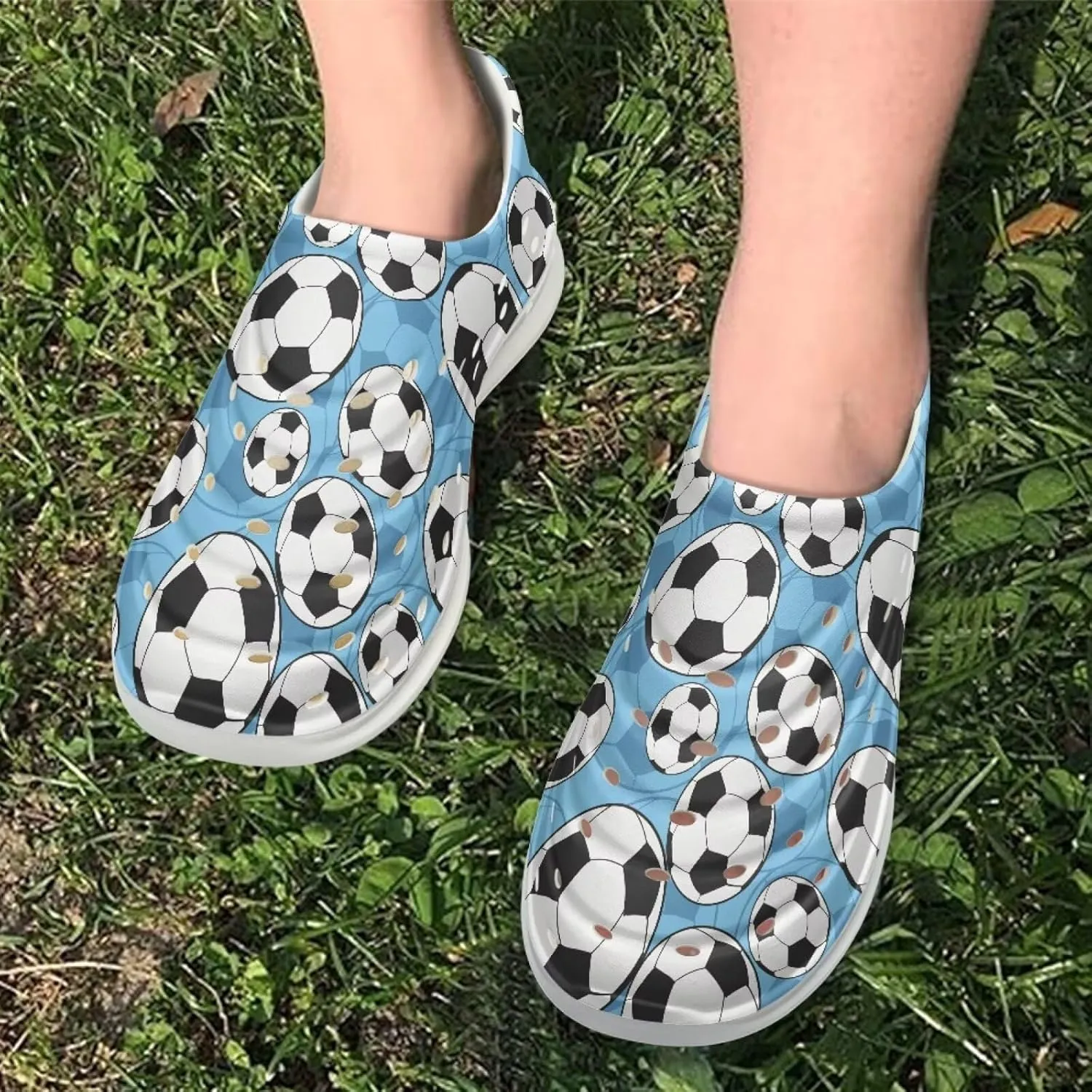 Unisex Kids Slip on Sneakers Water Shoes for Boys Lightweight Kids Classic Graphic Clogs for Pool Beach Swim