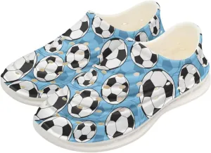Unisex Kids Slip on Sneakers Water Shoes for Boys Lightweight Kids Classic Graphic Clogs for Pool Beach Swim