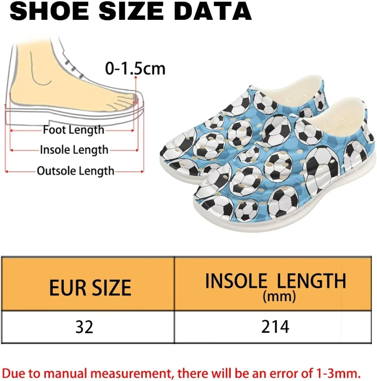 Unisex Kids Slip on Sneakers Water Shoes for Boys Lightweight Kids Classic Graphic Clogs for Pool Beach Swim