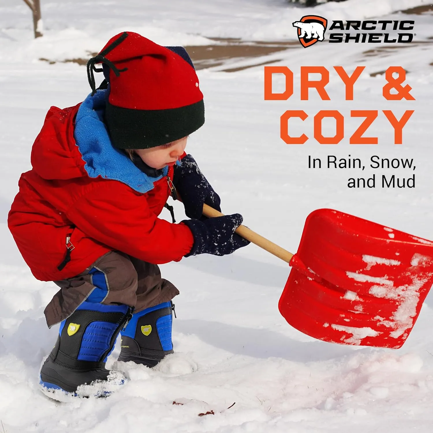 Unisex Kids Winter Boots - Warm Waterproof Insulated Comfortable Easy On/Off Kids Snow Boots for Boys and Girls (Toddler/Little Big Kid)