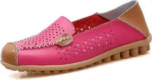 VenusCelia Women's Comfort Walking Boat Shoe