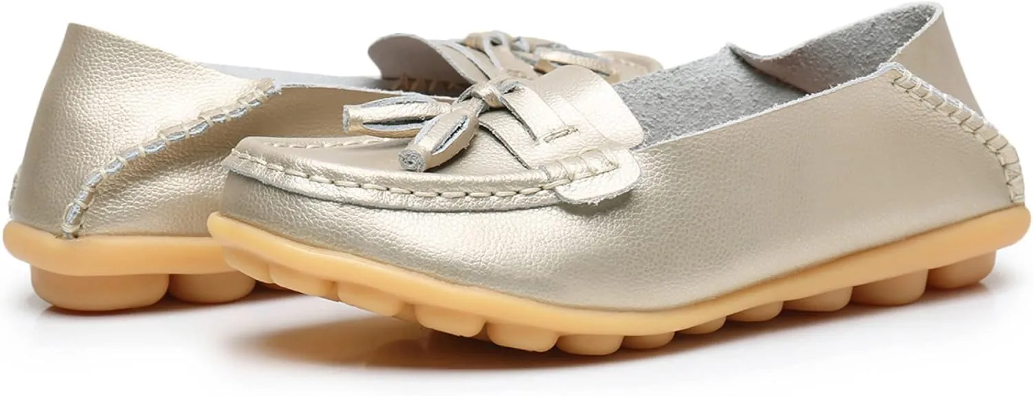 VenusCelia Women's Lantern Comfort Walking Flat Loafer