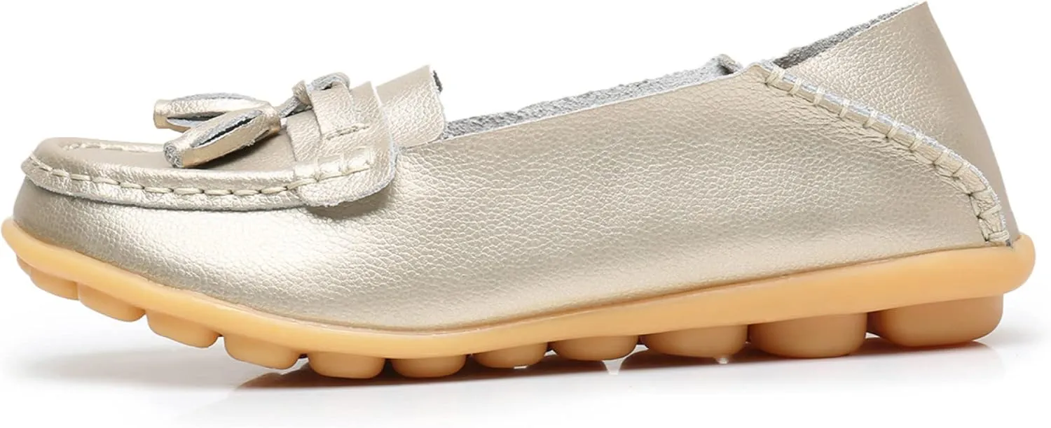 VenusCelia Women's Lantern Comfort Walking Flat Loafer