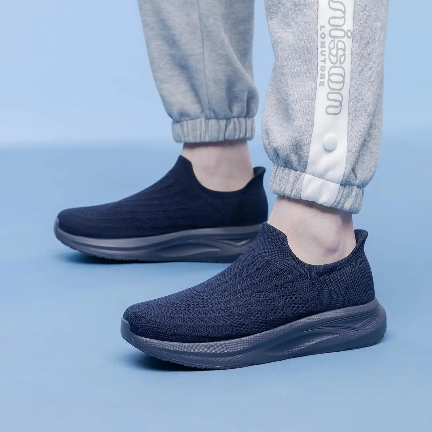 vibdiv Slip-on Walking Shoes Women Barefoot Barefoot Sock Sneakers Flat Casual Lightweight Comfortable Breathable Laceless
