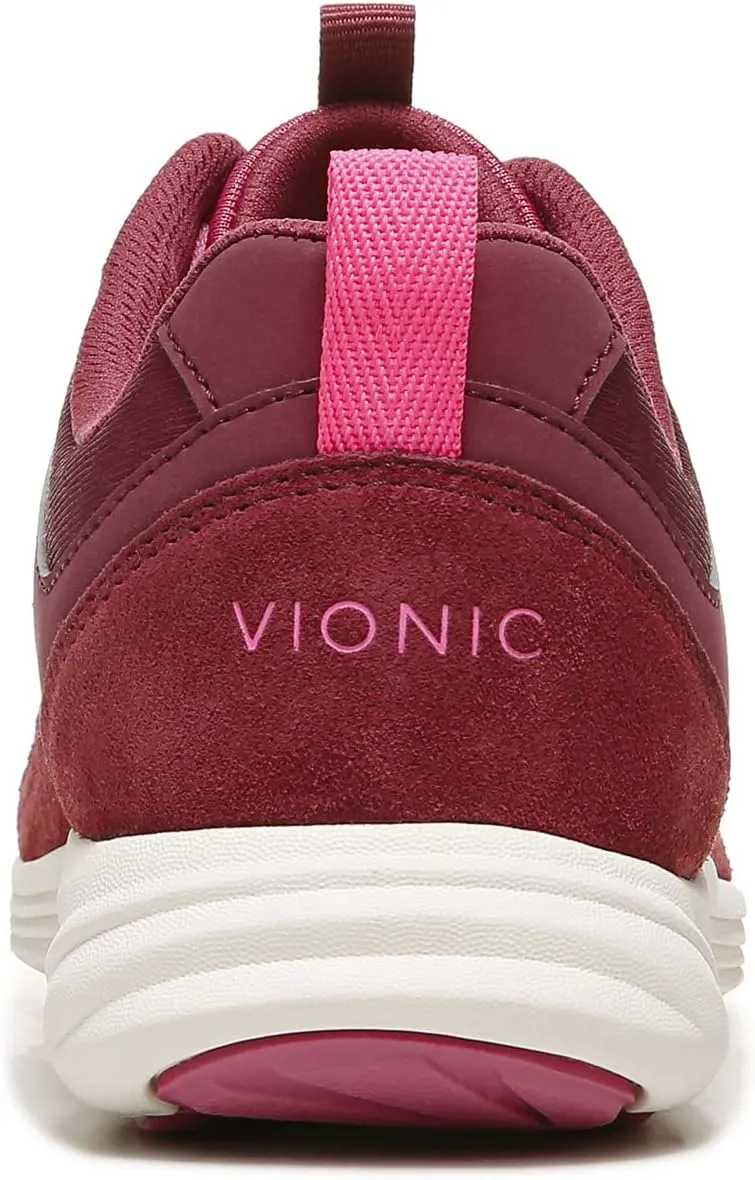 Vionic Women's Agile Chance Walking Sneakers-Supportive Lace-Up Sneakers That Include Three-Zone Comfort with Orthotic Insole Arch Support, Medium and Wide Fit, Sizes 5-12