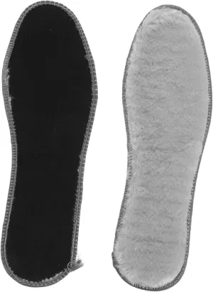 Warm Wool Shoe Inserts for Winter Fuzzy Slipper Insoles 4 Pairs Thick Fluffy Soles for Women's Comfort