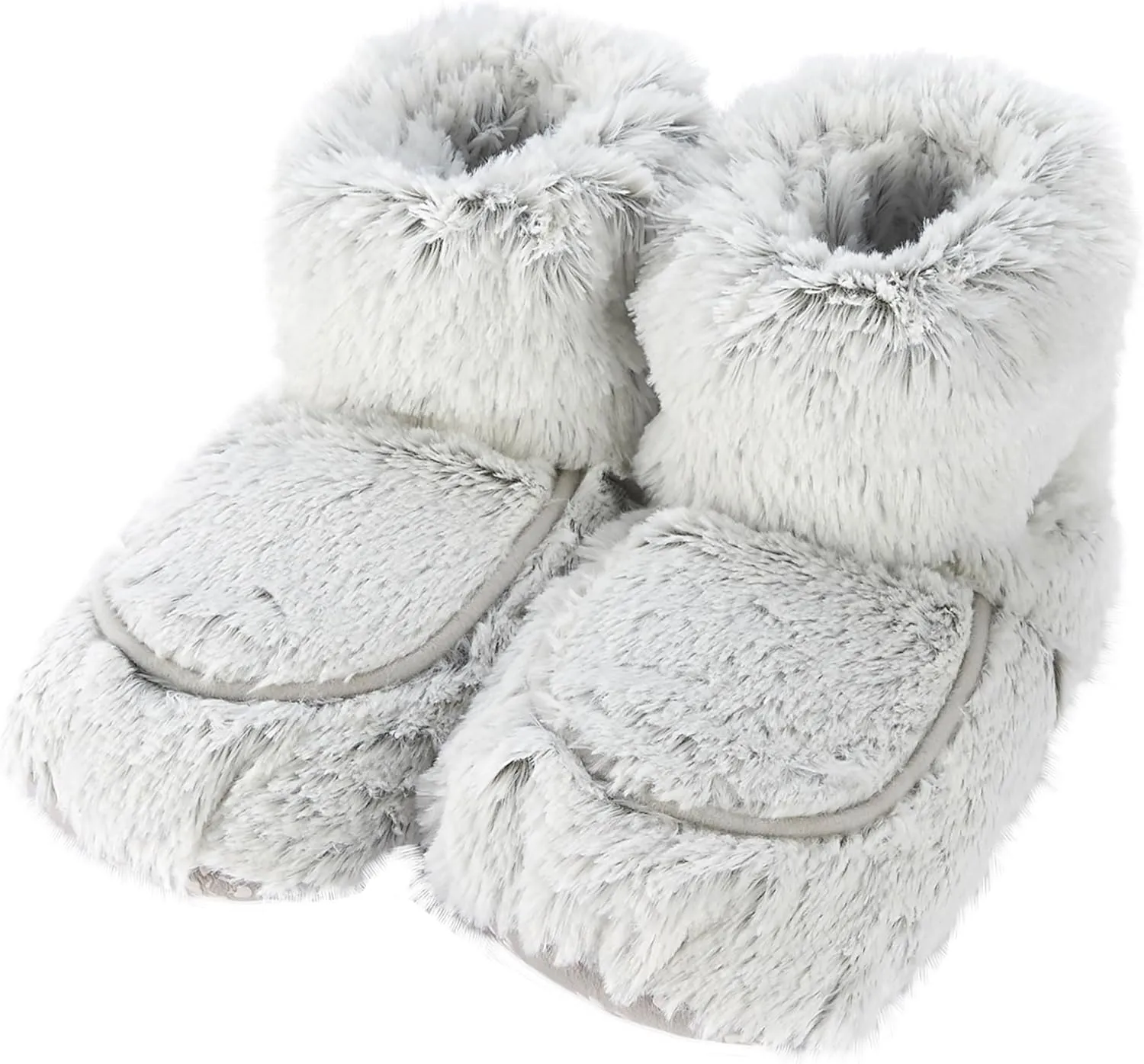 Warmies®Fully Heatable Wellness Boots Scented with French Lavender - Grey Marshmallow