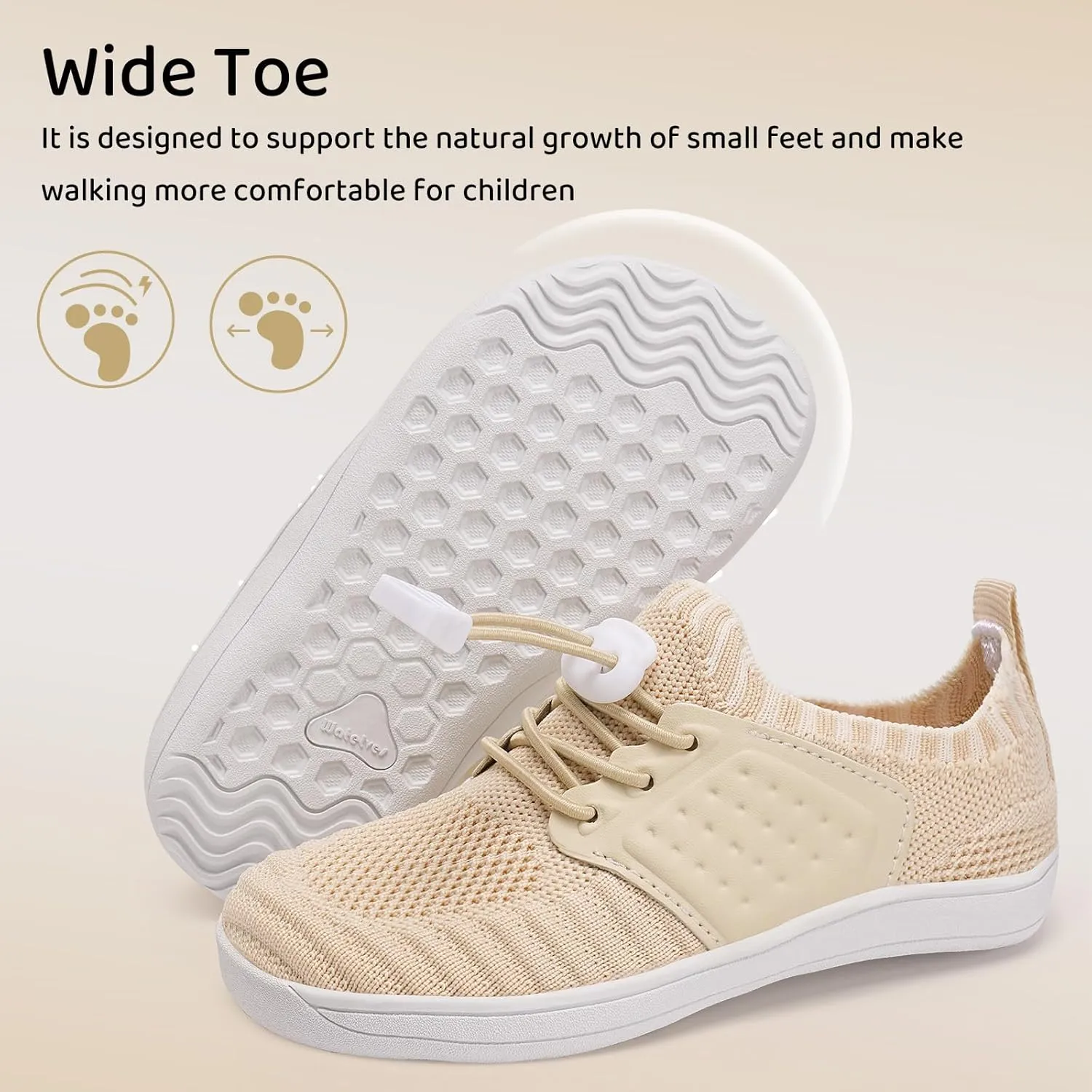 WateLves Water Shoes for Toddler Little Kid Minimalist Wide Barefoot Zero Drop Sole Splay Naturally Aqua Sneakers Boys Girls