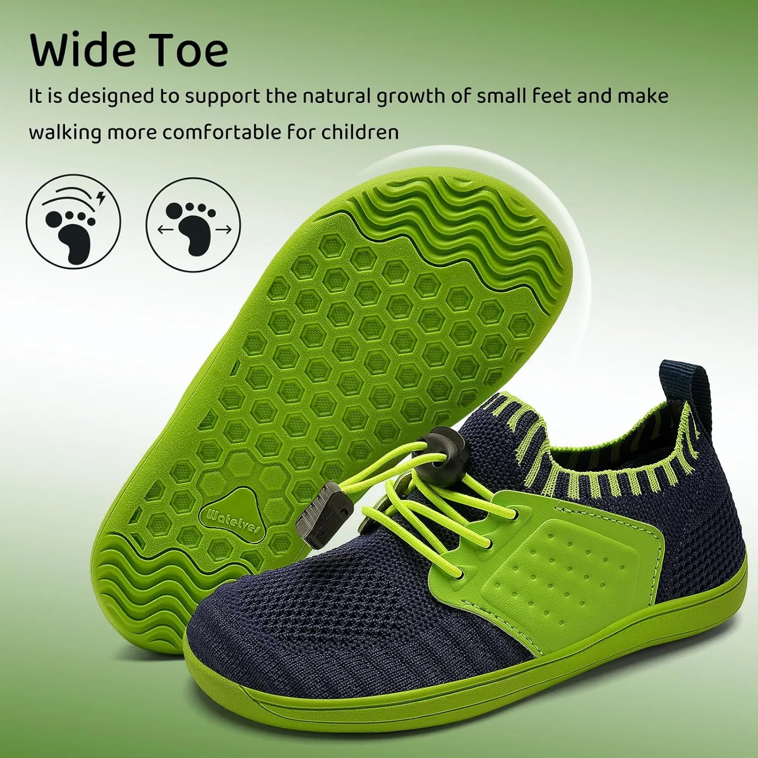 WateLves Water Shoes for Toddler Little Kid Minimalist Wide Barefoot Zero Drop Sole Splay Naturally Aqua Sneakers Boys Girls