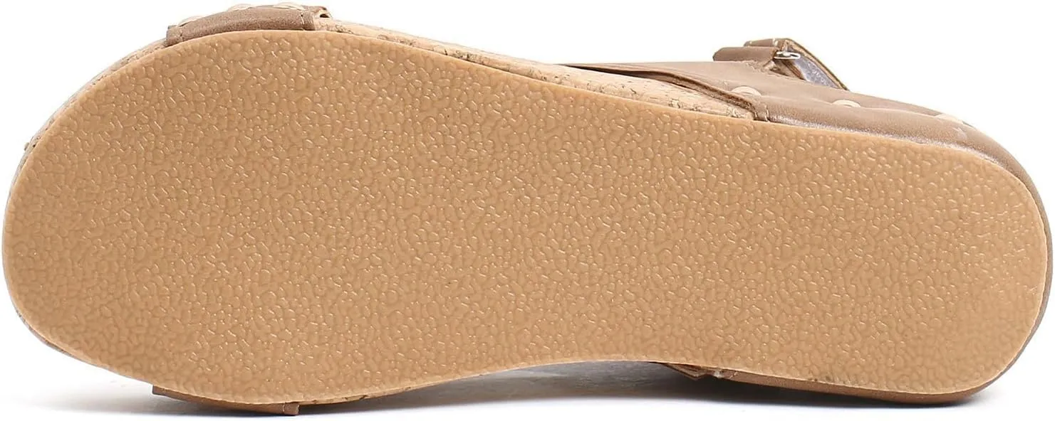 Wedge Sandals for Women 2025,Women's Open Toe Buckle Ankle Strap Summer Platform Wedge Sandals New Platform Sandals Ladies Wedges Boho Summer Beach Sandals