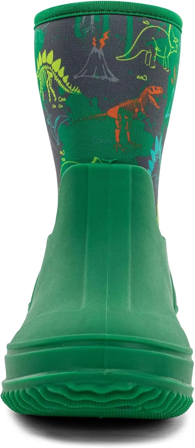 Western Chief Kids Freestyle Neoprene Outdoor Boot, Lightweight, Kid Friendly for Boys and Girls Waterproof Boot for Rain, Mud, Cold Weather, Snow