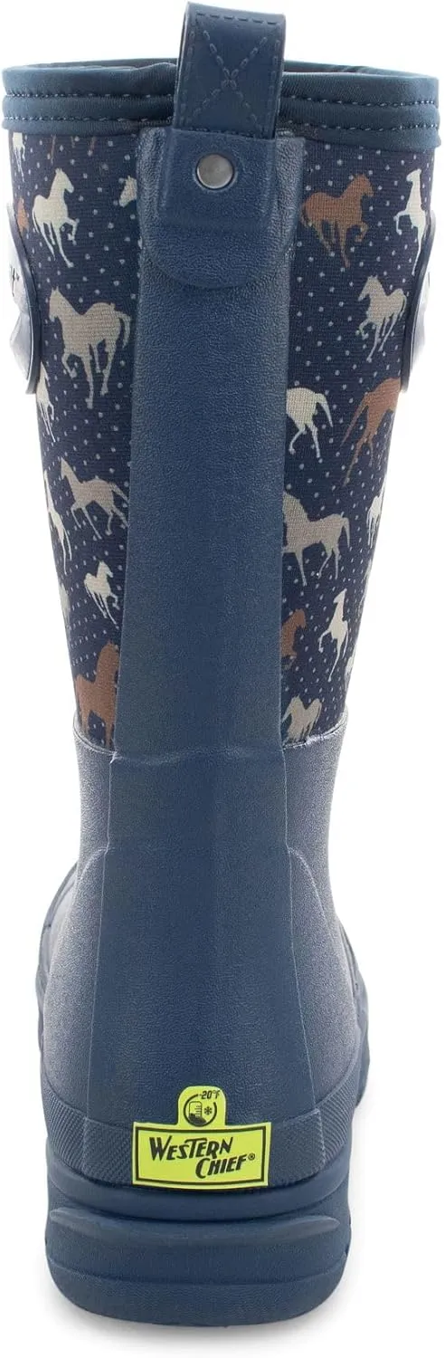 Western Chief Women's Neoprene Faux Fur Mid Insulated Waterproof Cold Weather Boots