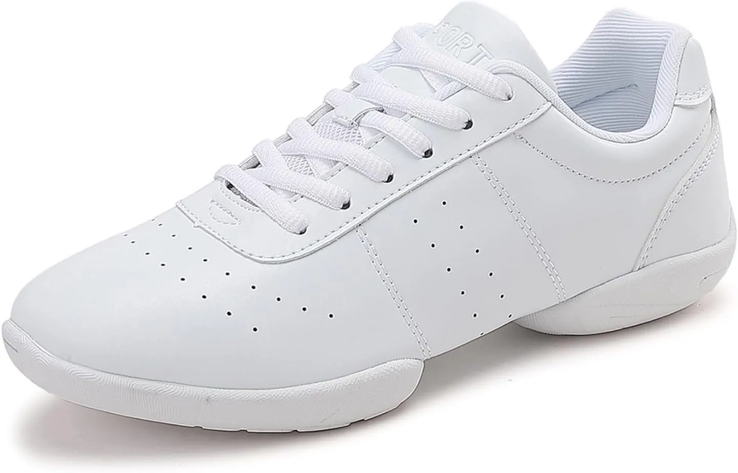 White Cheer Shoes Girls Dancing Training Sneakers Women Jumping Tumbling Exercise Aerobic Fitness Dance Sole Separation