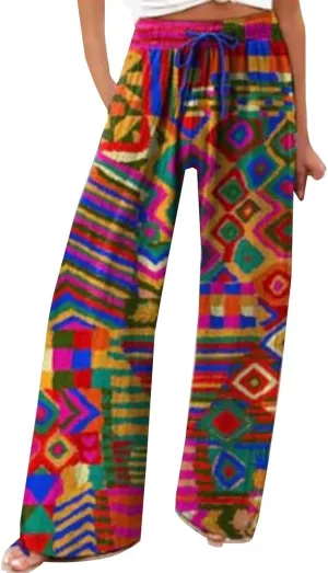 Wide Leg Linen Pants Linen Wide Leg Pants Pants with Elastic High Waist Paper Bag Cropped Linen Pants Linen Dress Pants