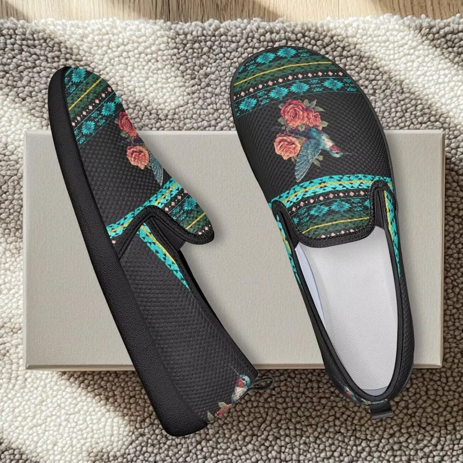 Women Casual Shoes Animals Print Running Sneakers Tennis Walking Casual Loafers US 5.5-10.5