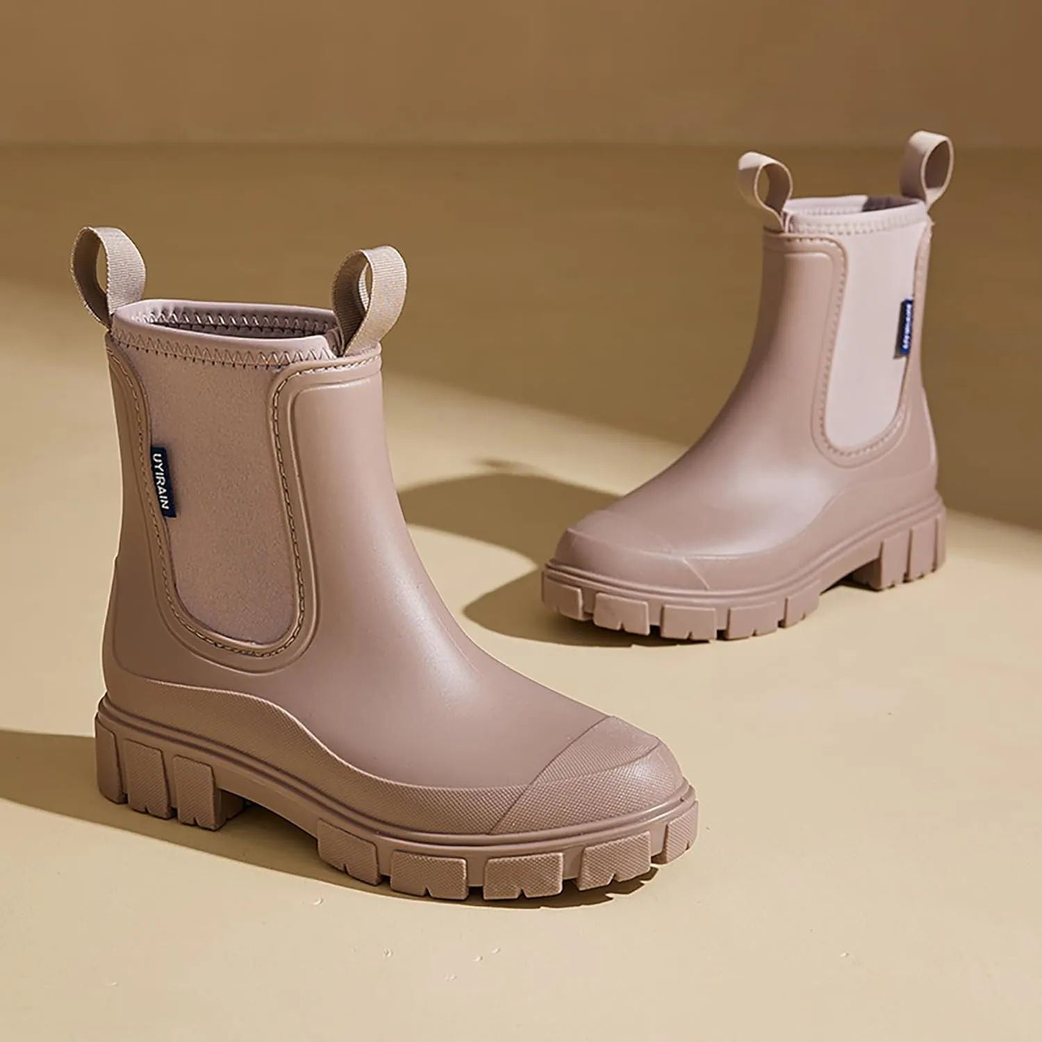 Women’s Ankle Rain Boots Waterproof Lightweight Slip Resistant Fashion Garden Booties