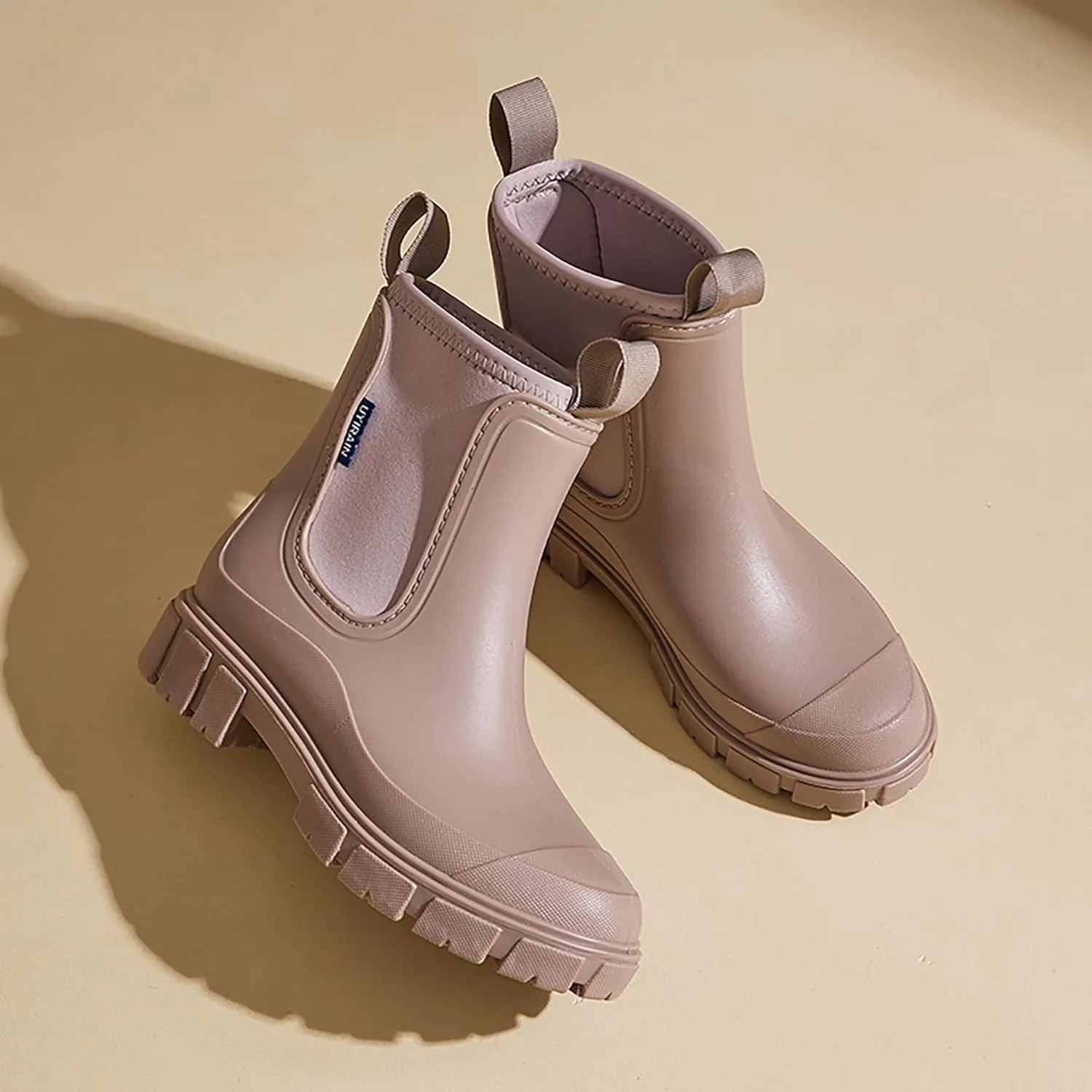 Women’s Ankle Rain Boots Waterproof Lightweight Slip Resistant Fashion Garden Booties