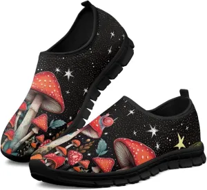 Womens Casual Sneakers Art Themed Slip On Walking Shoes for Women