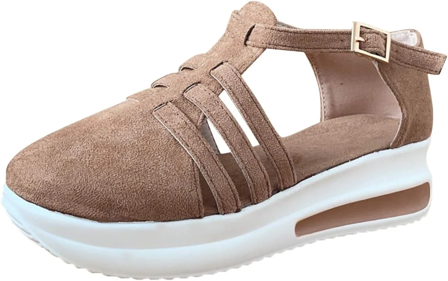 Women's Comfortable Sandals Dressy Brown Sandals for Women 2025 Casual Summer Shoes Casual Dressy