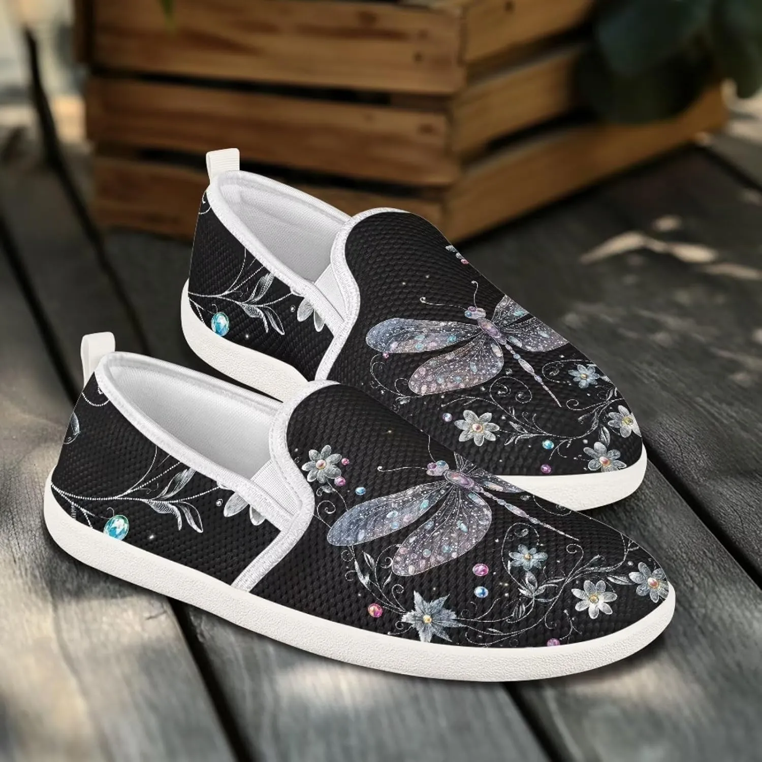 Women's Fashion Sneakers Casual Slip On Tennis Shoes Arch Support Walking Shoes for Women