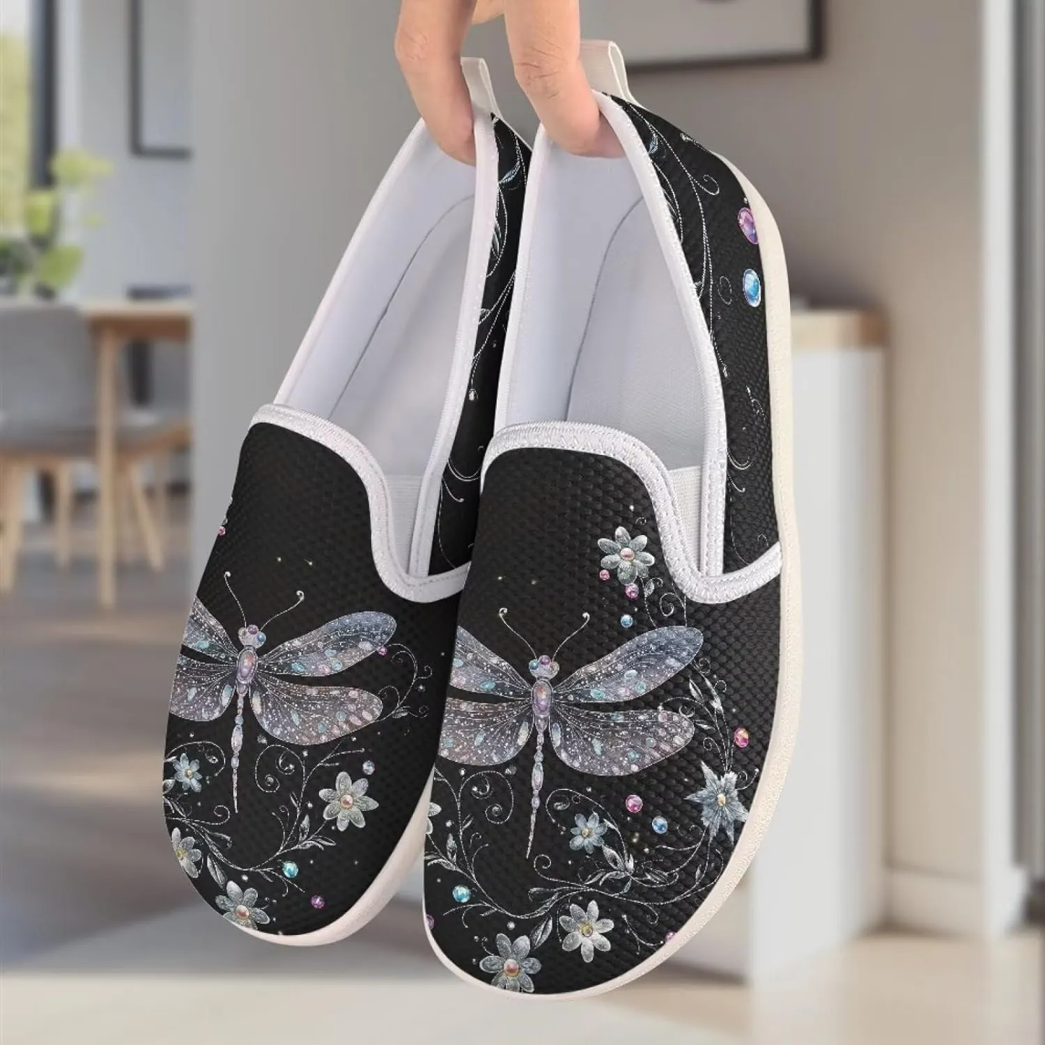 Women's Fashion Sneakers Casual Slip On Tennis Shoes Arch Support Walking Shoes for Women