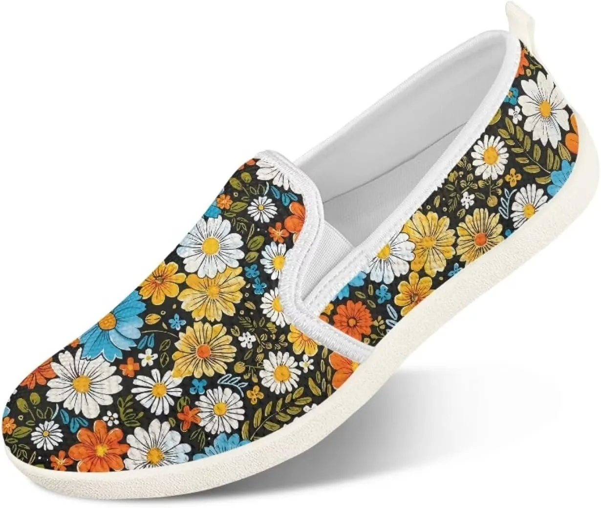 Women's Fashion Sneakers Casual Slip On Tennis Shoes Arch Support Walking Shoes for Women