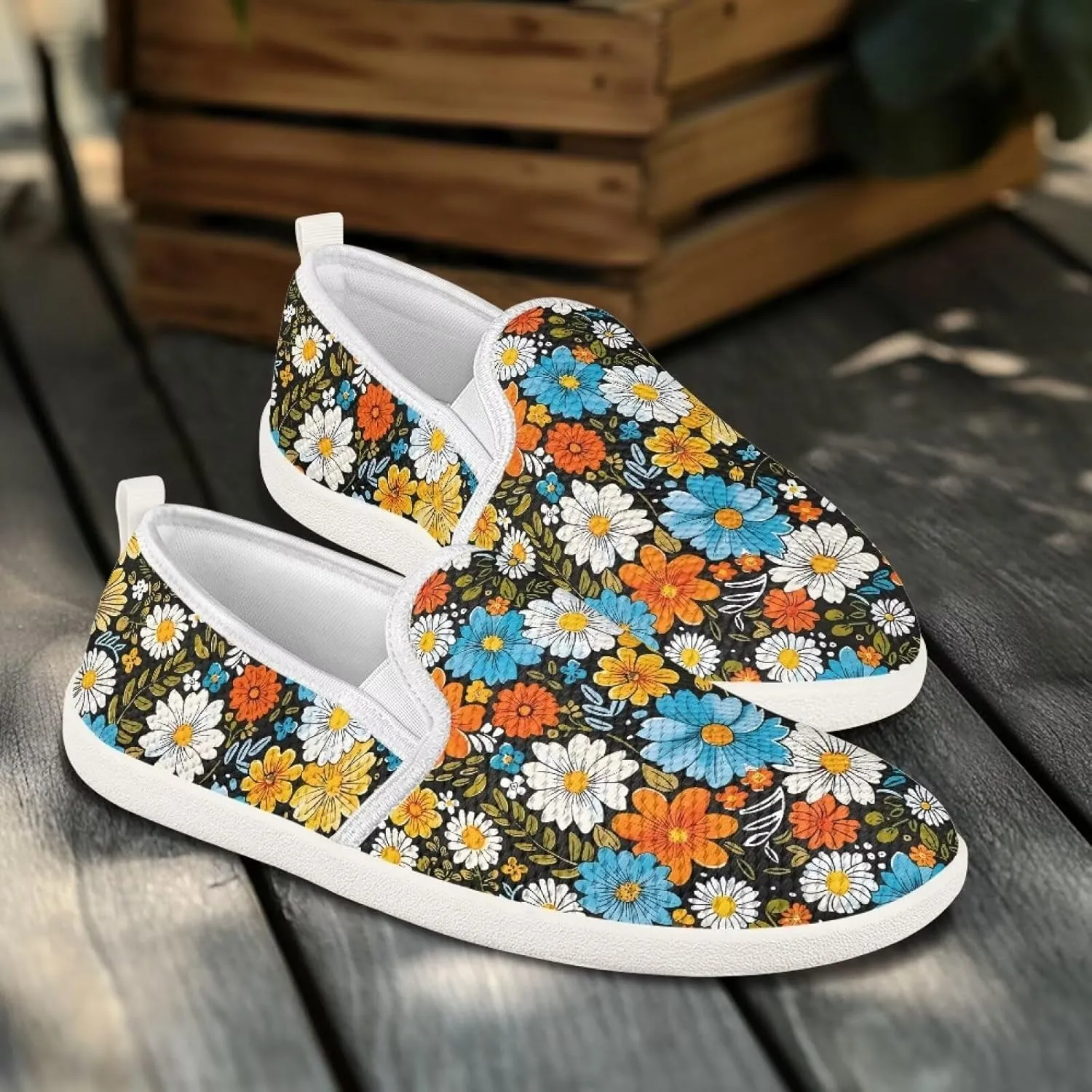 Women's Fashion Sneakers Casual Slip On Tennis Shoes Arch Support Walking Shoes for Women