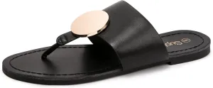 Women's Flip Flops Comfortable Soft T-Strap Flat Sandals Casual Slip on Thong Fashion Slide Sandals Summer Beach Slippers