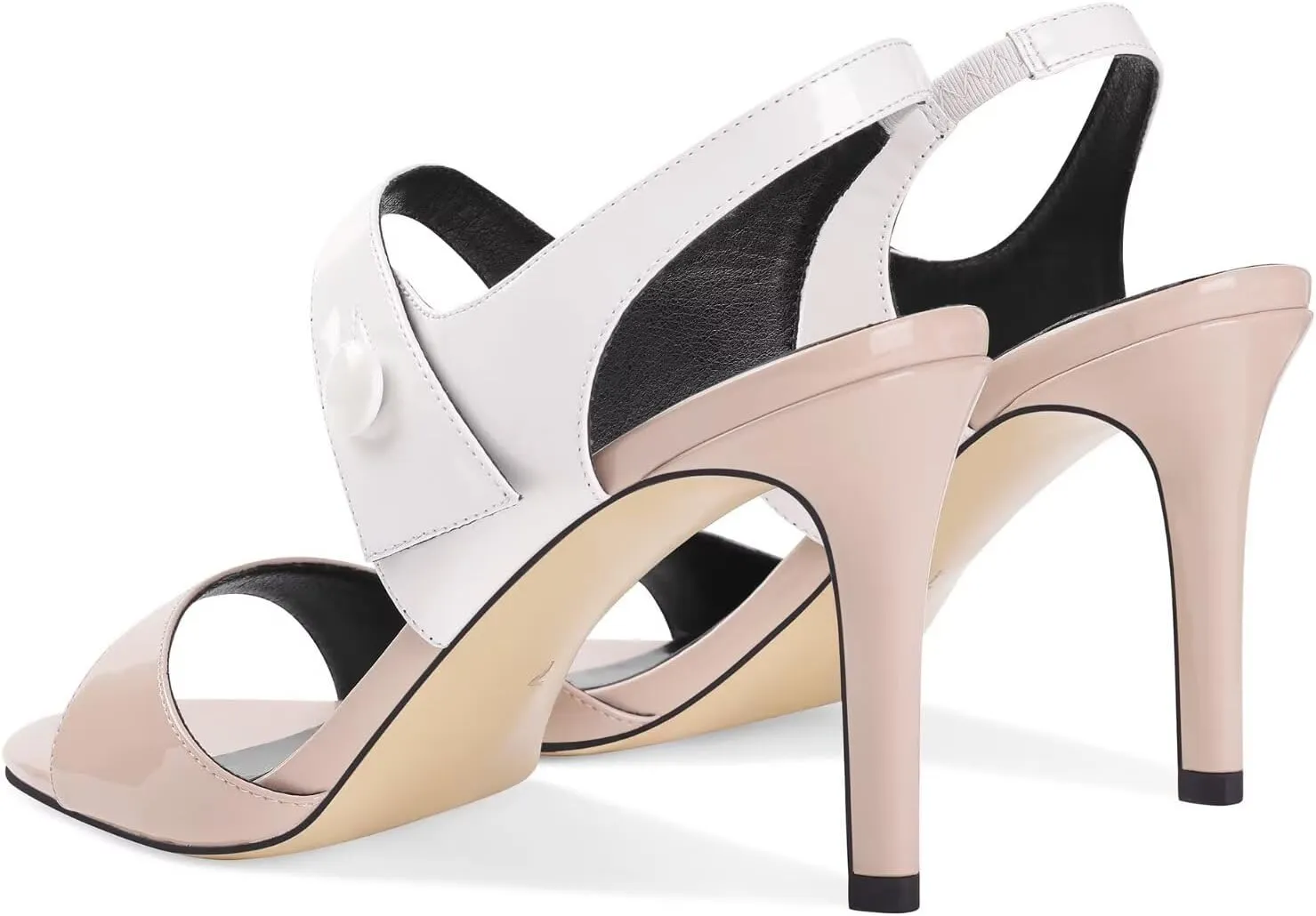 Women's High Heel Sandals Slingback Pumps Open Toe Comfortable Strappy Heels Parties Weddings Heeled Sandals