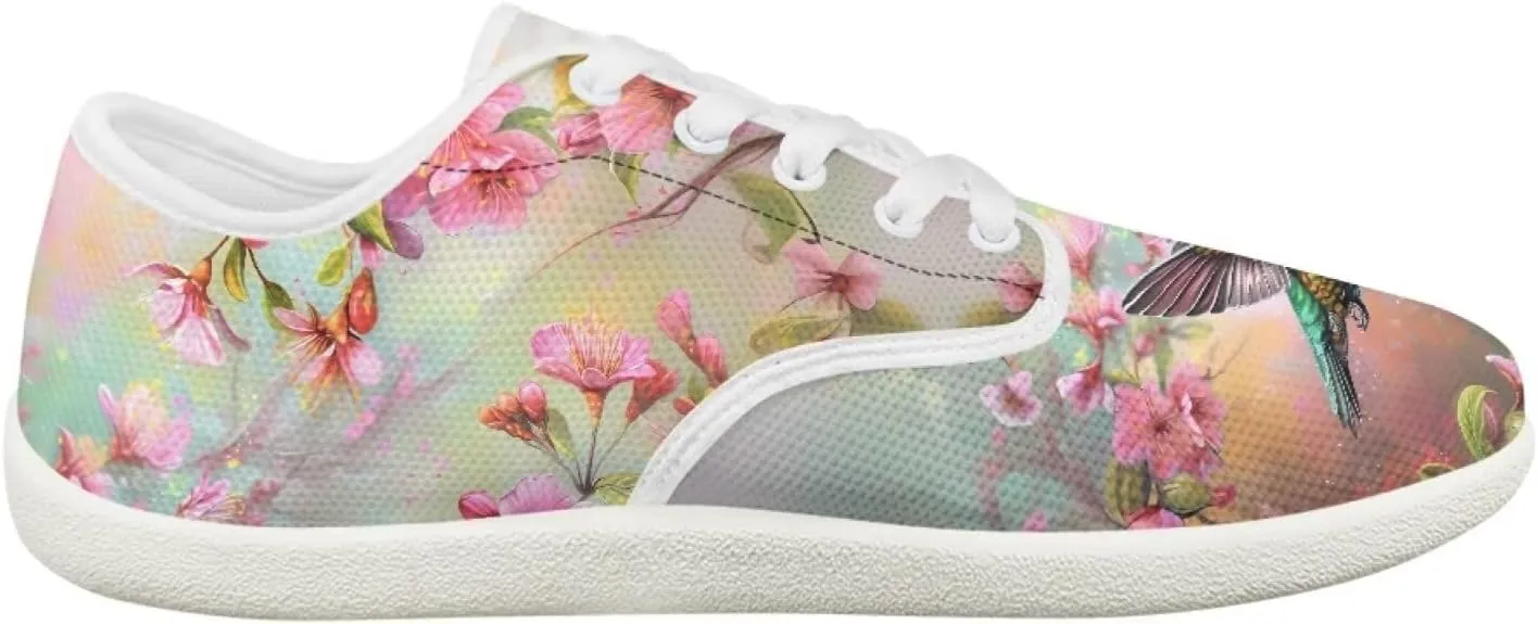 Women's Hummingbird Running Sneaker Leisure Dance Shoes Business Loafers Flats Walking Sneakers