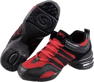 Women's Jazz Shoes Lace-up SneakersMesh Slip Thick Soled Jazz Dance Shoes Cushion Lady Girls Modern Breathable Air Cushion Split Sole Athletic Walking Dance Shoes