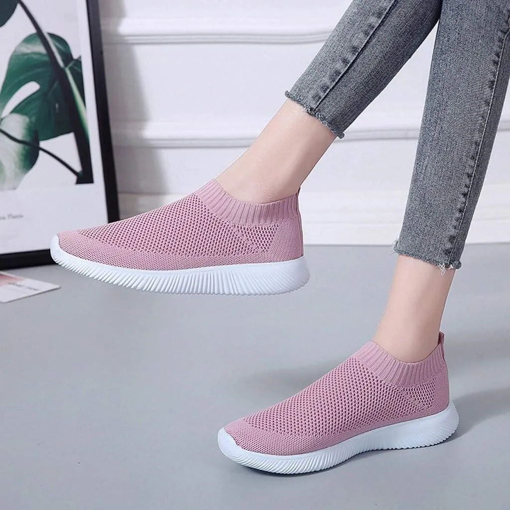 Womens Ladies Walking Running Shoes Slip On Lightweight Mens Tennis Shoes Wide Men's Casual Dress Shoes Women Shoes Sneakers Black Tennis Shoe Loafers Dress Shoe