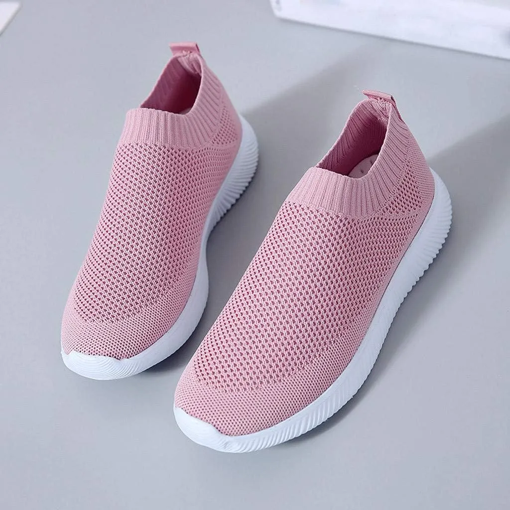 Womens Ladies Walking Running Shoes Slip On Lightweight Mens Tennis Shoes Wide Men's Casual Dress Shoes Women Shoes Sneakers Black Tennis Shoe Loafers Dress Shoe
